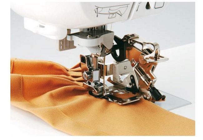 Plisovací patka (ruffler) pro šicí stroje do 7 mm